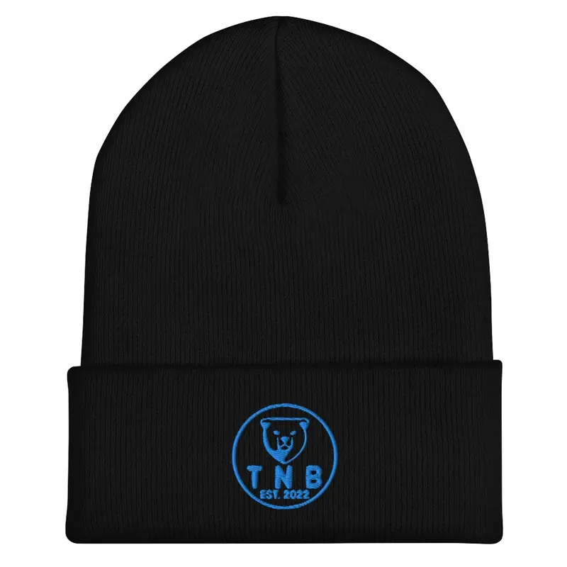 TNB Angry Bear Blue Beanie