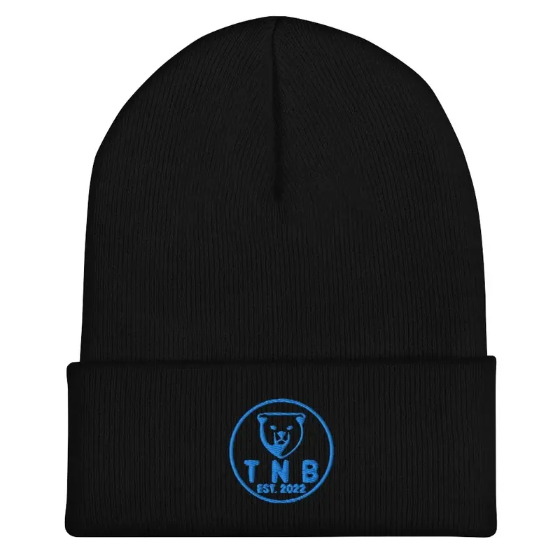 TNB Angry Bear Blue Beanie